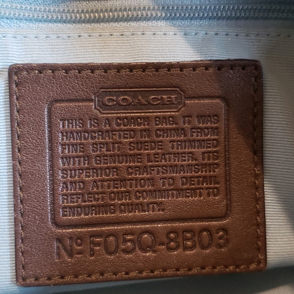 Coach Hampton Brown Suede - Picture 2 of 4